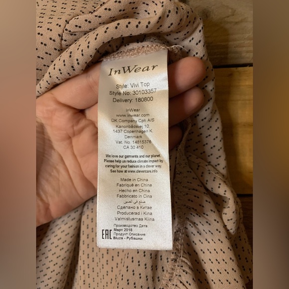 InWear Vivi top size 8 - Picture 13 of 13